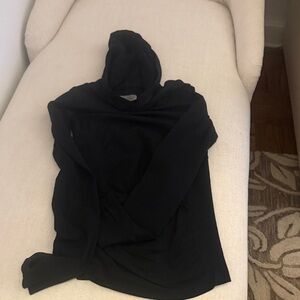 Athleta Women’s Black Turtleneck Hoodie